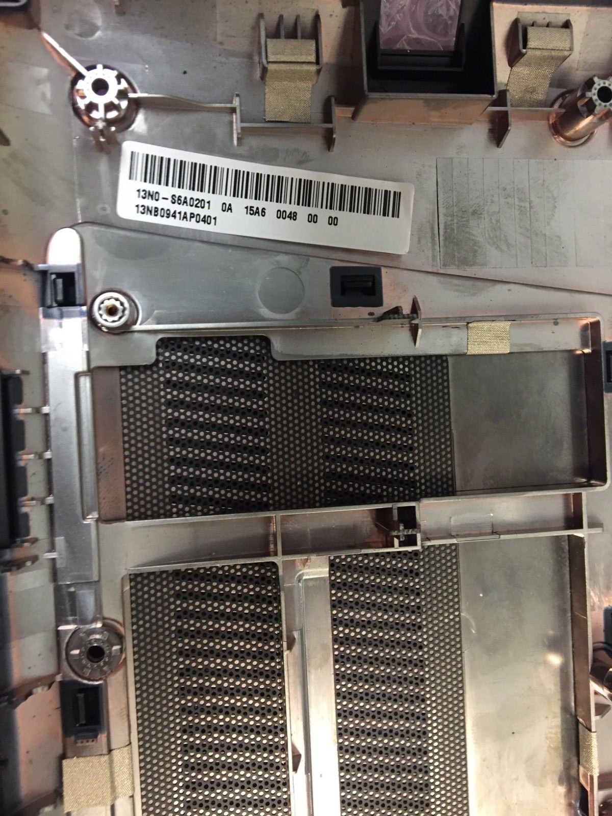 ASUS GL752VW Series Bottom Cover with RAM & HDD cover panel, cover screws inc