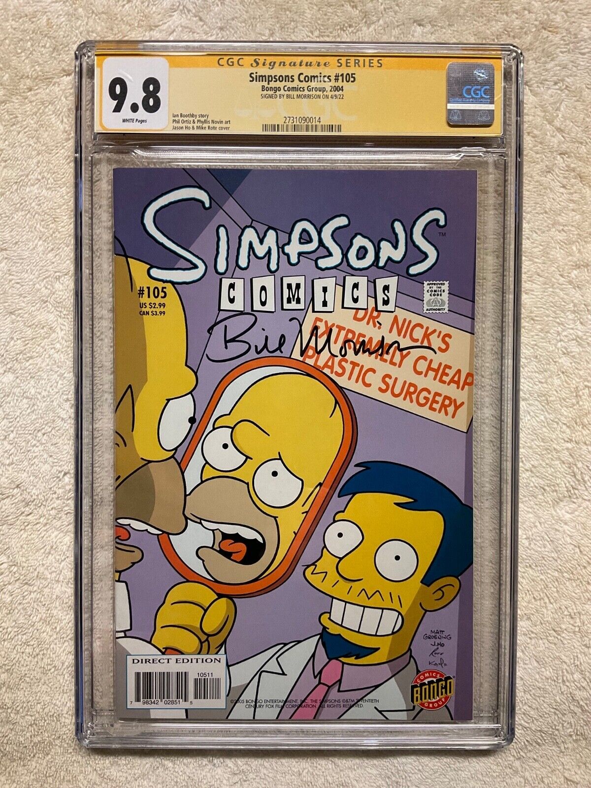【希少】シンプソンズ　コミック　#20 CGC 9.4 Simpsons Simpsons Comics Colossal Compendium Volume 4 by Matt