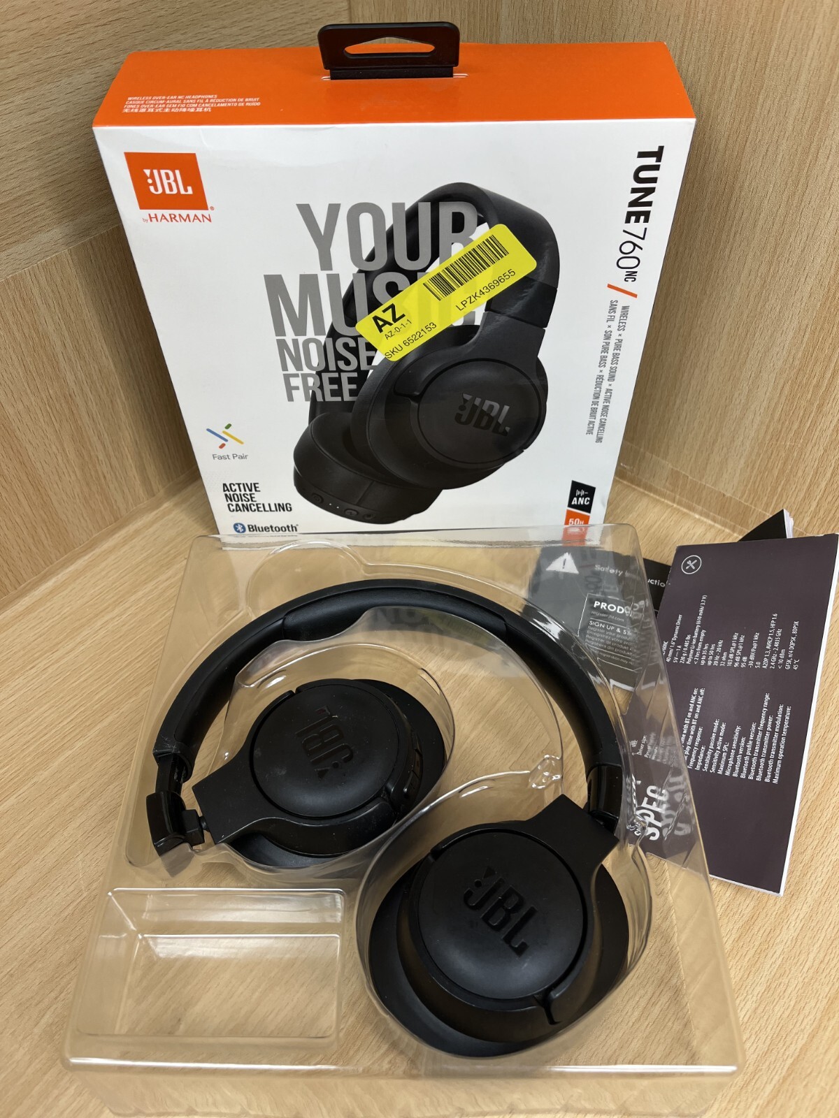 JBL Tune 760NC TL 1223-CN0609124 Over the Ear Headphones