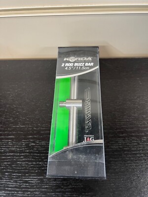 KORDA SINGLEZ RANGE - STAINLESS STEEL - 2 ROD BUZZ BAR - 4.5ins/11.5cm