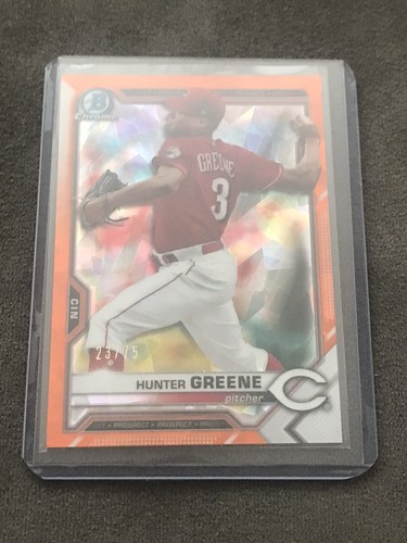 【4枚限定】 直書き toppsbowman HUNTER GREENE 2022 TOPPS CHROME SONIC YOUTHQUAKE HUNTER GREENE RC REDS | eBay