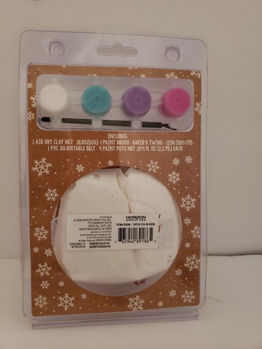 Baby Handprint or Footprint Ornament Kit -Makes a Great Keepsake or Holiday gift