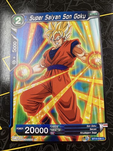 Super Saiyan Son Goku BT14-036 C Dragon Ball Super Card Game