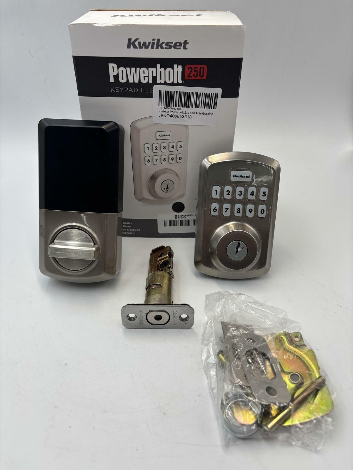Kwikset Powerbolt 250 10-Button Keypad Satin Nickel Transitional***