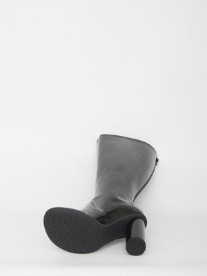 Pre-owned Bottega Veneta Atomic Boots In Black