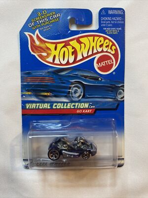 2000 Hot Wheels #151 Virtual Collection Cars GO KART Purple w/Chrome 5Dot Sp/MW