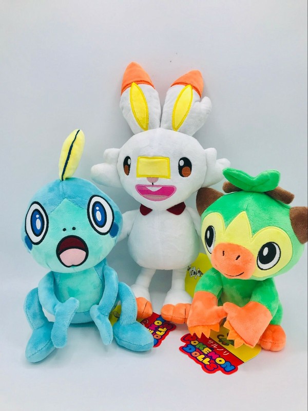 scorbunny sobble and grookey plush