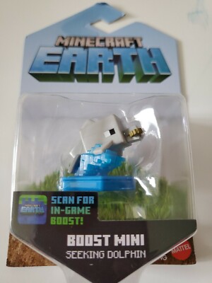 NIP Minecraft: Earth Boost Mini - Seeking Dolphin - Scan for in-game boost! 