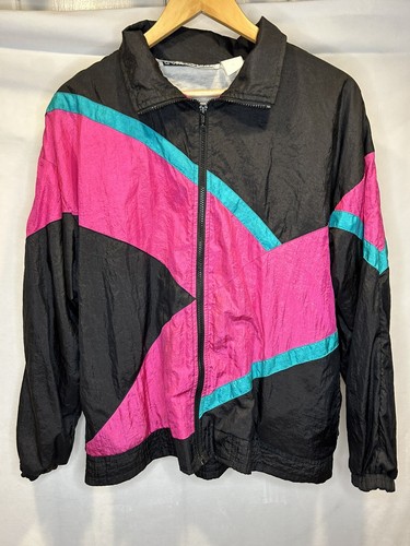 ジャケット・アウター 1990sArchive  Super Long Coat Vintage 90s Windbreaker Jacket , Pink Coat , Colorblock