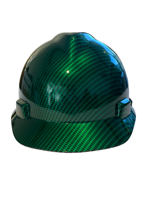 Green carbon fiber hard hat sale