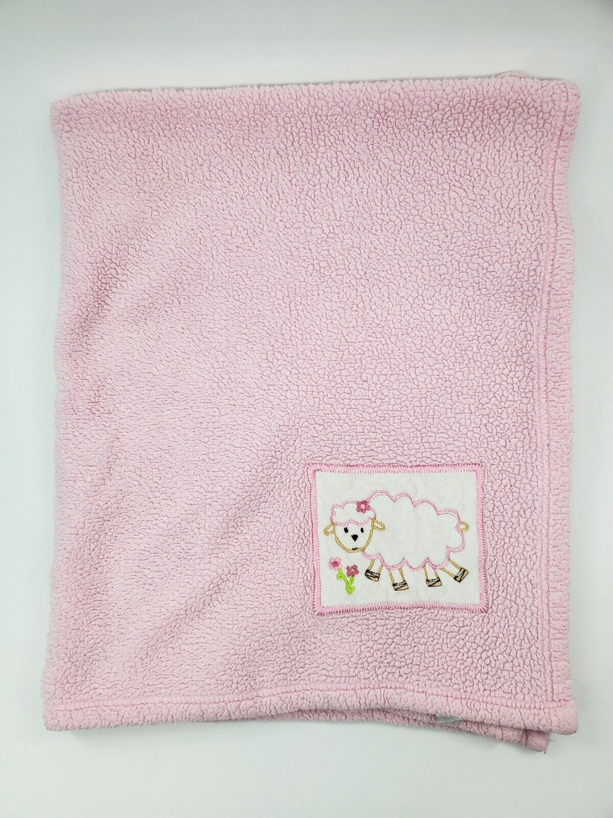 Pink Lamb Flower Soft Sherpa Security Easter B19