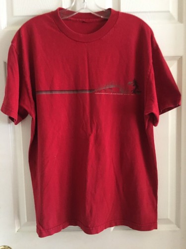 Hawaiian Legends Since 1987 Landscape Pattern T-shirt Red One Size