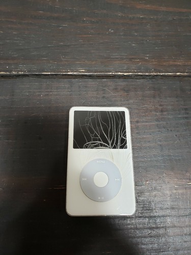 Apple A1136 iPod 5th Generation White 80GB As-Is For Parts or Repair