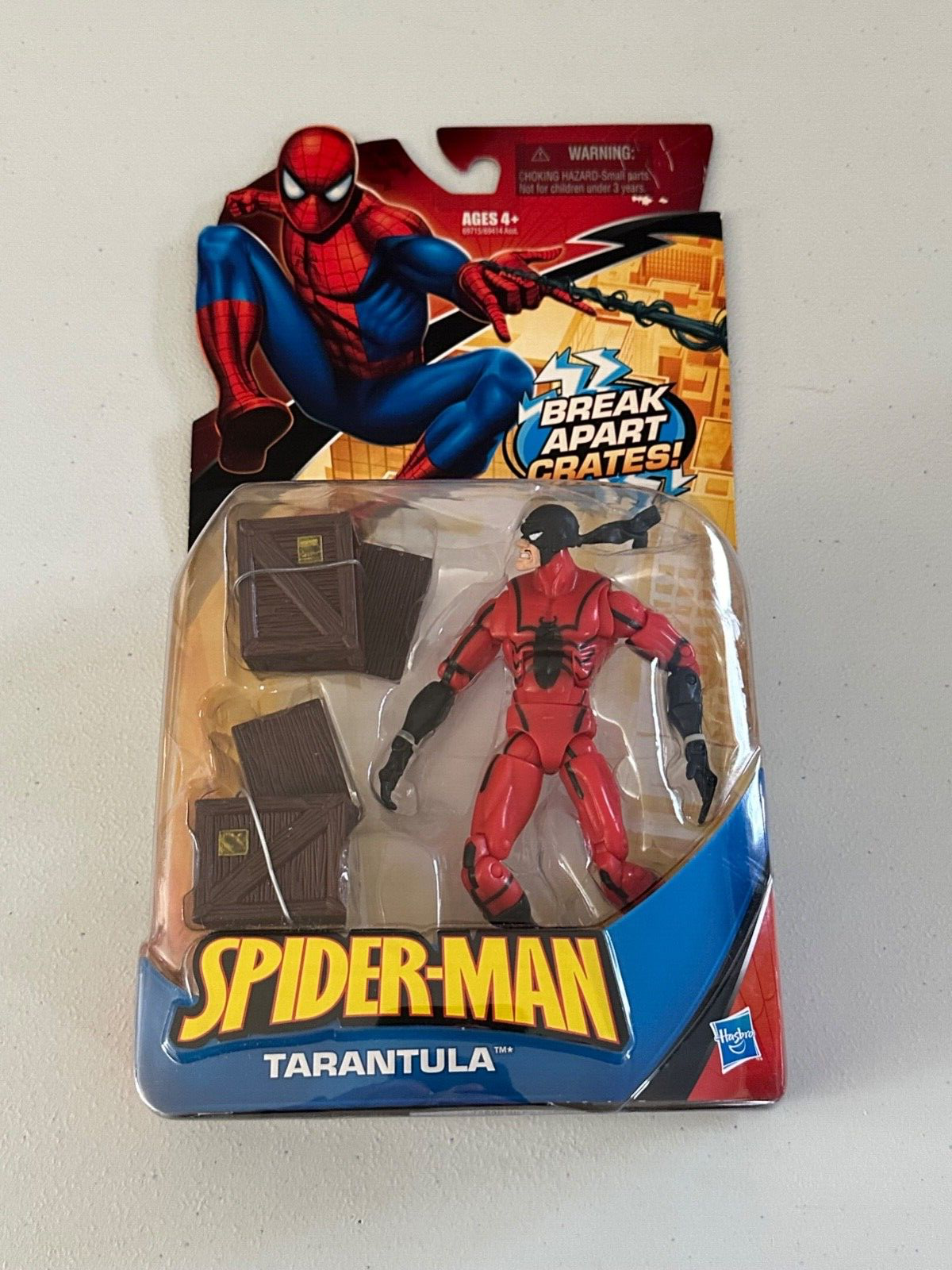 Spider-Man Tarantula Action Figure w/ Break Apart Crates