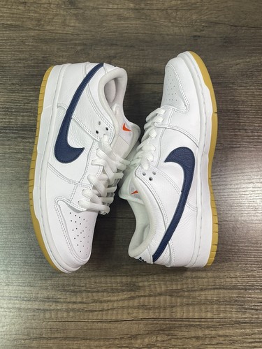 靴 Nike SB Dunk Low Orange Label White Navy Nike SB Dunk Low Orange Label White Navy Men's - CZ2249-100 - US