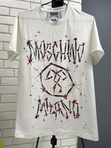 Moschino Milano Couture T-Shirt White Size M | eBay