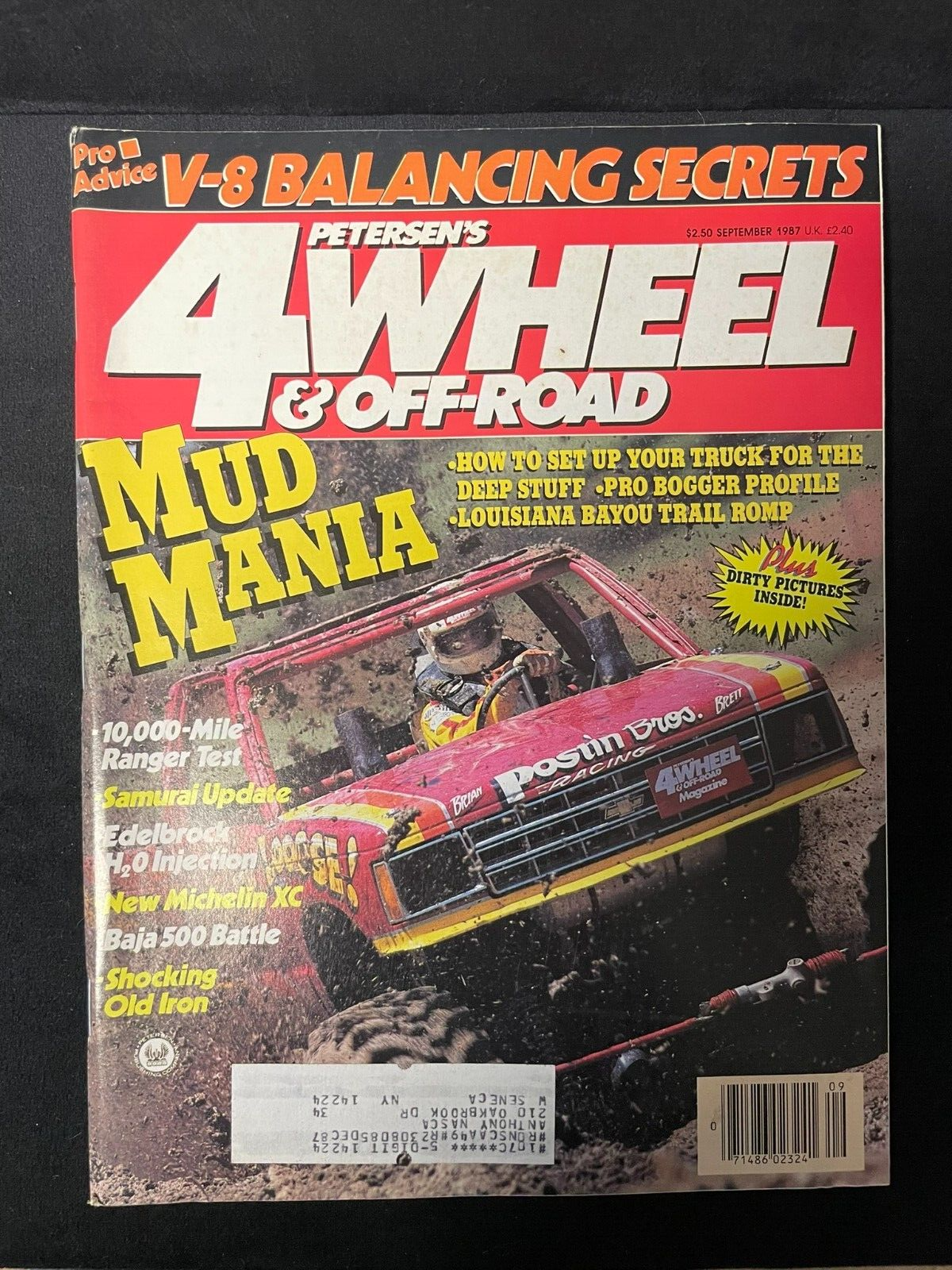 アート　『LOOK at YOU』 　オリジナル　作品 Vintage Petersen's 4 Wheel & Off-Road Magazine MARCH 1983