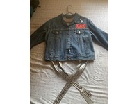 supreme white denim jacket