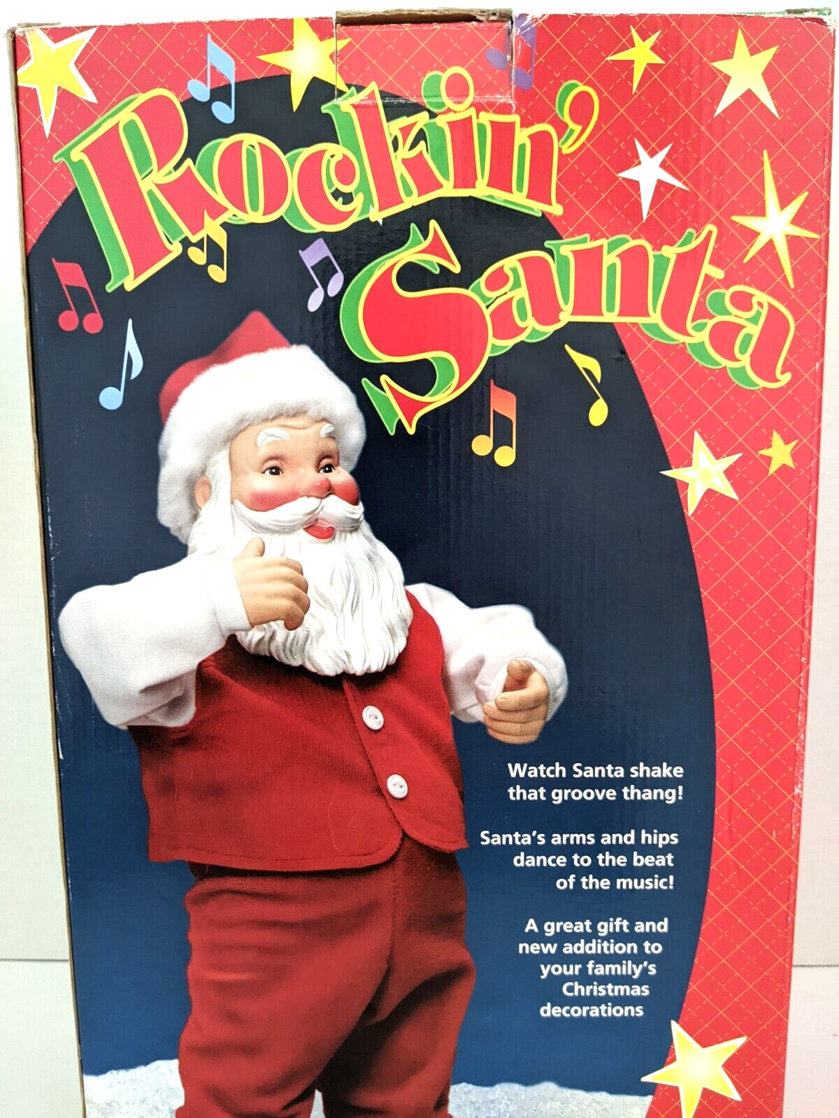 VTG Radio Shack Christmas Rockin Santa Animated Singing