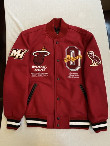 OVO x NBA x Miami Heat Varsity Jacket World Champions