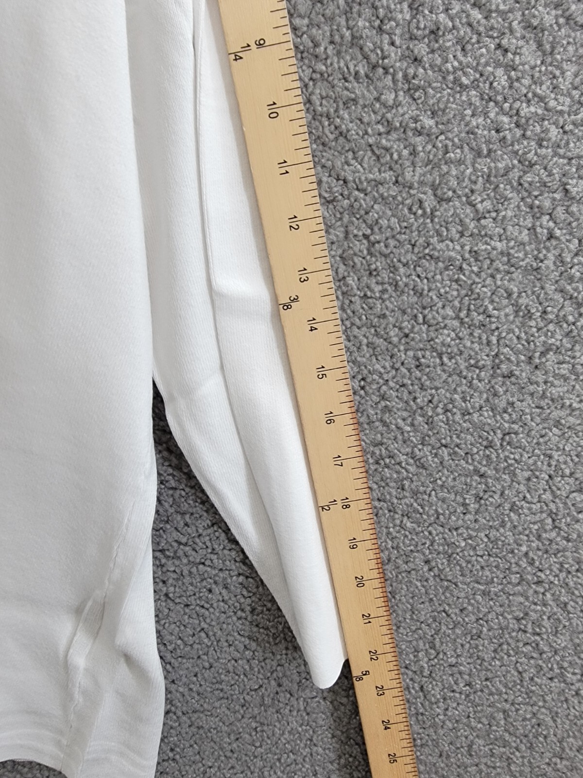 Kasper Open-Front Long-Sleeve Sweater Women's XL White Solid Collarless Pull On - Picture 5 of 16