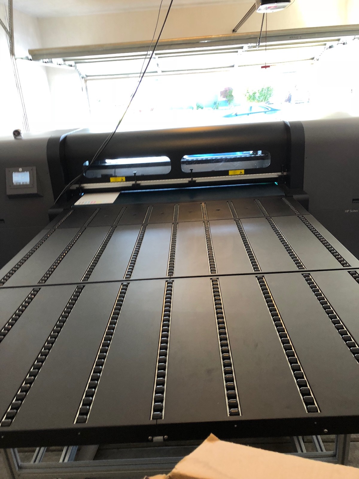 HP FB 550 Low Hours Flatbed Printer