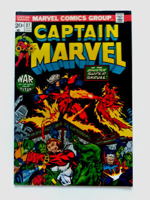 Captain Marvel #27 1973 VG/FN 3rd App Thanos / 1st Starfox, Marvel Comic Book