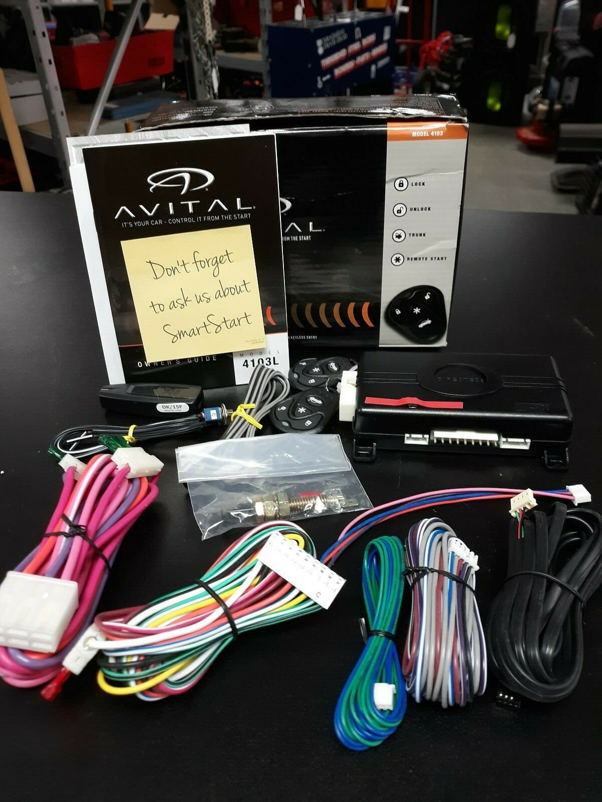 Avital 4103LX Remote Start System with Two 4-Button Remote