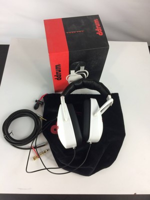 Ddrum DDSCH Studio Class Isolation Headphones, White
