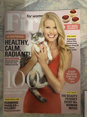 BRAND NEW First for Women Magazine July 22 2024 Beth Stern FREE SHIPPING USA
