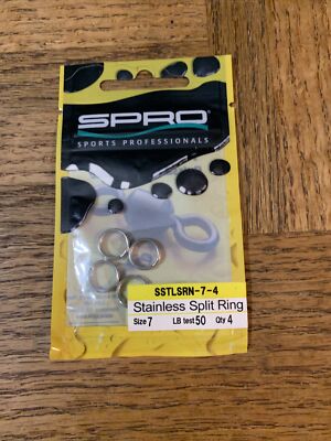 SPRO Stainless Split Ring Size 7
