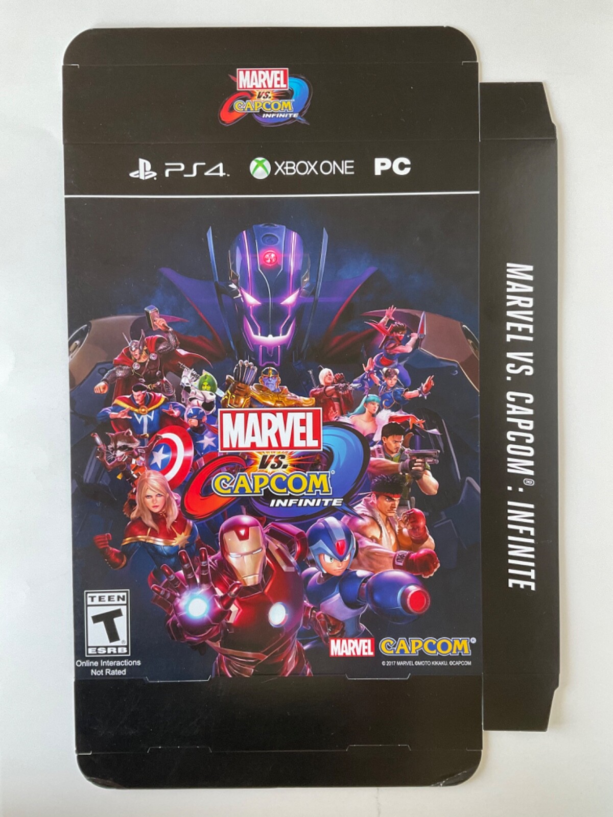 MARVEL vs CAPCOM INFINTE 非売品　ゲームポスター MARVEL vs CAPCOM INFINTE 非売品 ゲームポスター
