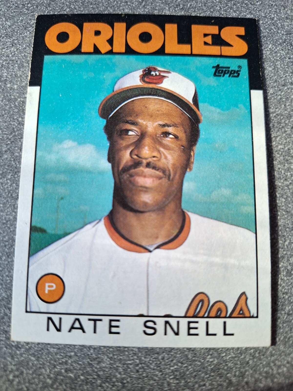 1986 Topps - #521 Nate Snell (RC) z550