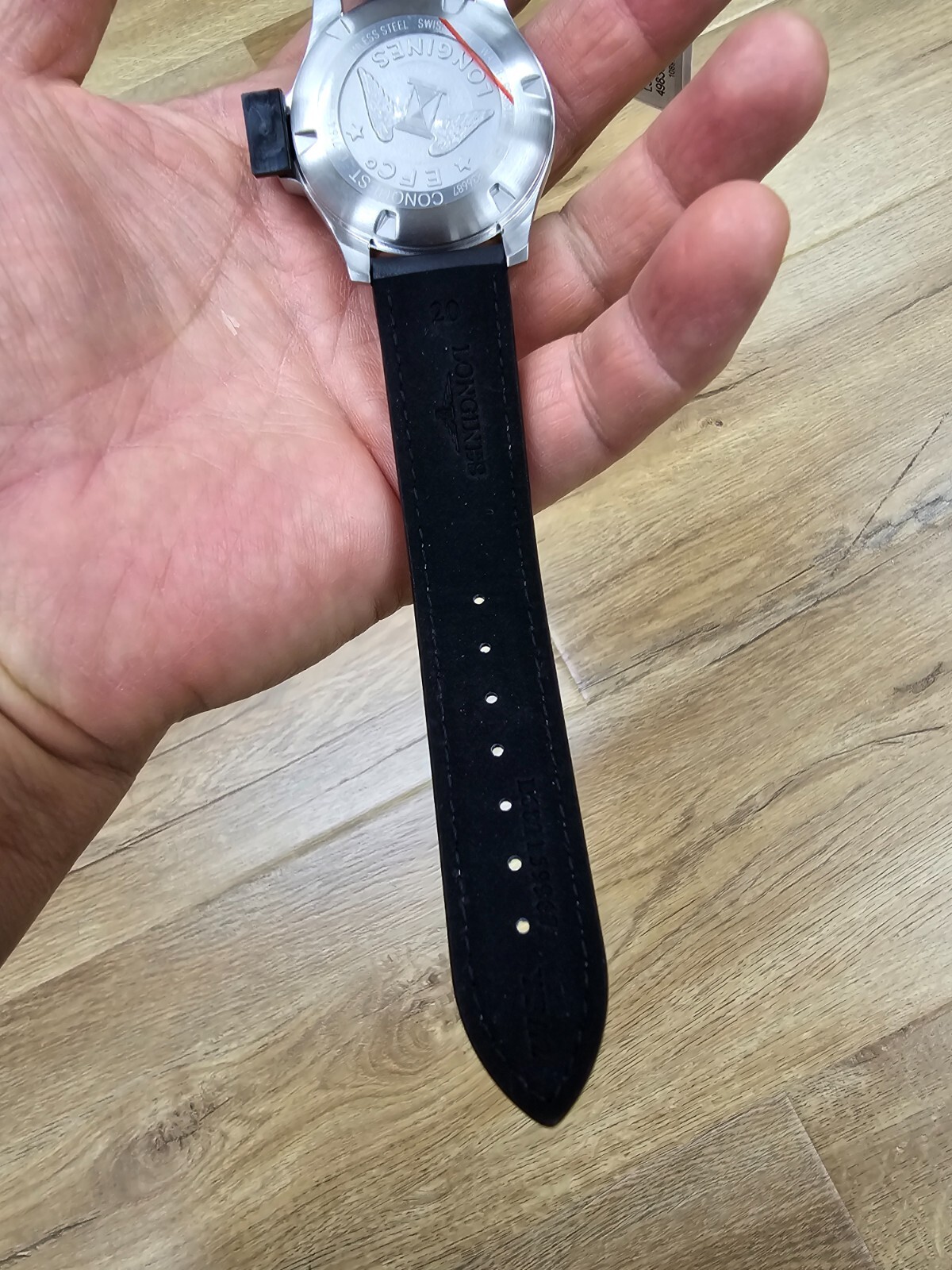 Pre-owned Longines Conquest 41 Mm Quartz Mens Watch L3.716.4.56.2 - With Tag