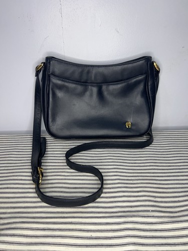 【ビンテージ】Etienne Aigner ブラックショルダーバッグ Etienne Aigner Vintage Bag | eBay
