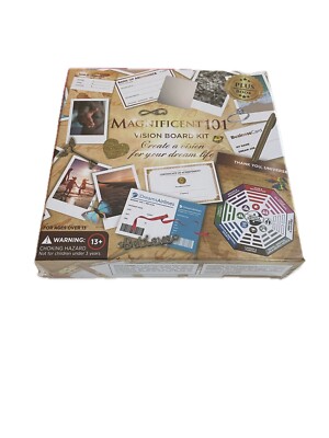 NEW Vision Board Kit MAGNIFICENT 101 -  Create a Vision for Your Dream Life Gift
