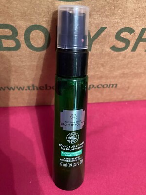 BODY SHOP ''Drops of Youth'' Bouncy Jelly Mist ENVIRONMENTAL PROTECTION 1.9 OZ NEW