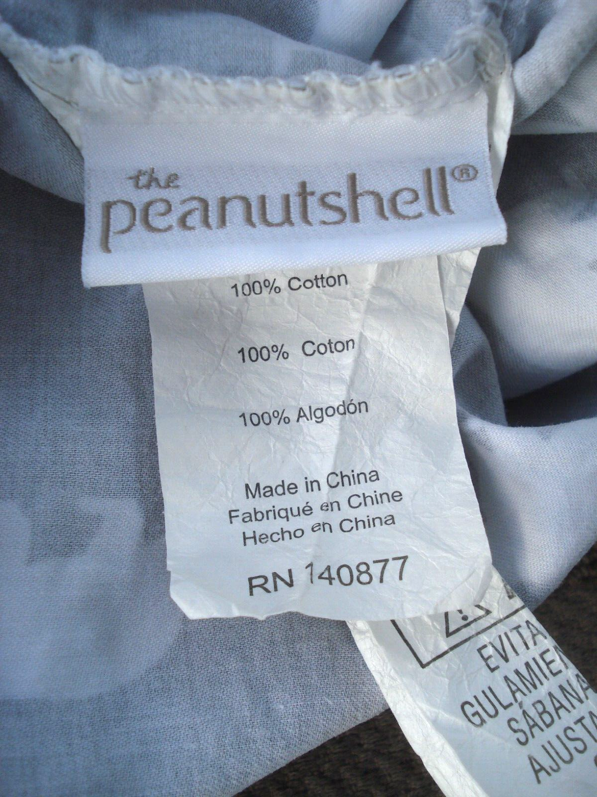 The Peanut Shell Grey  Buffalo Bear Deer Moose Animal Print Fitted Crib Sheet
