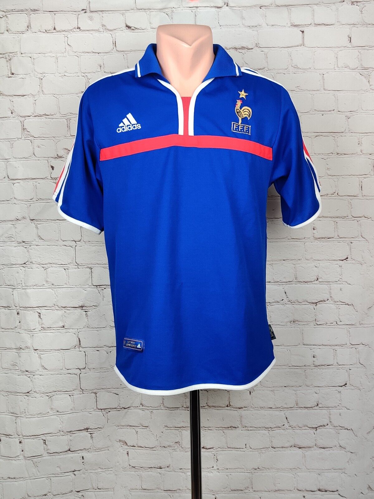 Football shirt soccer FC France Home 2000/2001/2002 Adidas Football shirt soccer FC France Home 2000/2001/2002 Adidas