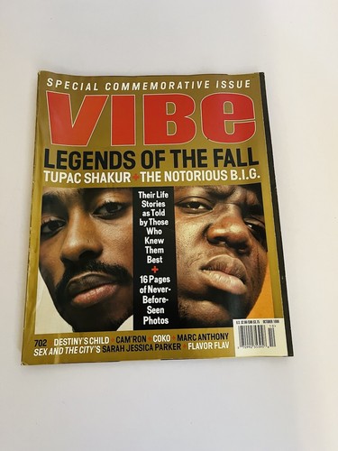 Vibe Magazine October 1999 2Pac / Notorious B.I.G. ( Cover