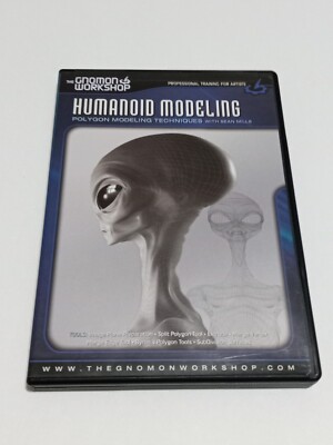 Humanoid Modeling Polygon Modeling Techniques With Sean Mills DVD-ROM