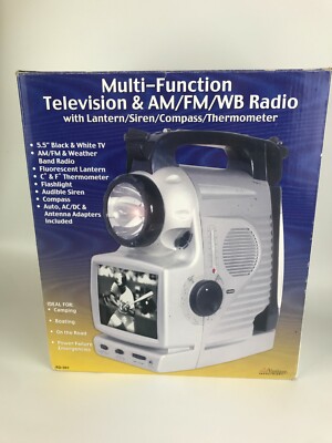 Advantage Industries Multi-Function Television & AM/FM/WB Radio W/ Lantern Siren