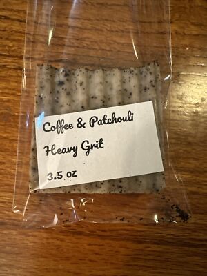 Handmade Cold Process Oilve And Coconut Oil Soap Bar  With Patchouli And Coffee