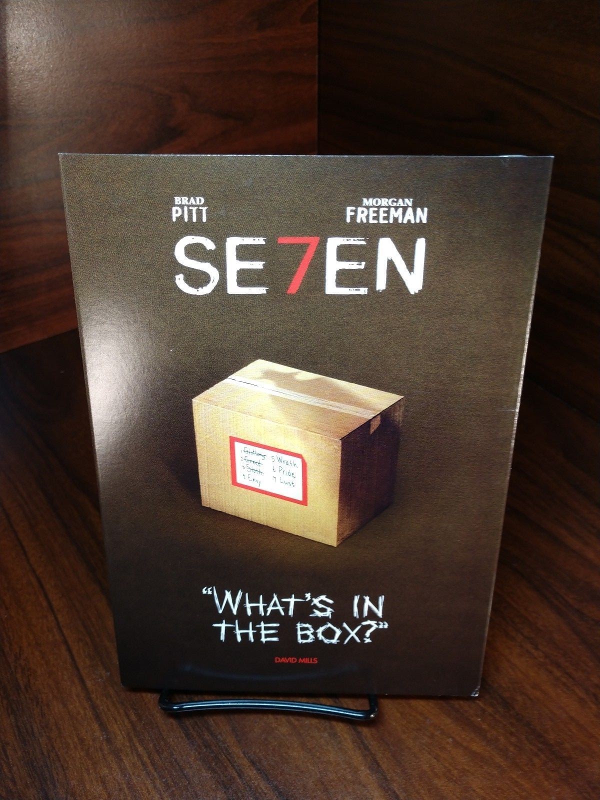 Seven (DVD) Collector Movie Quote Slipcover -NEW- Free