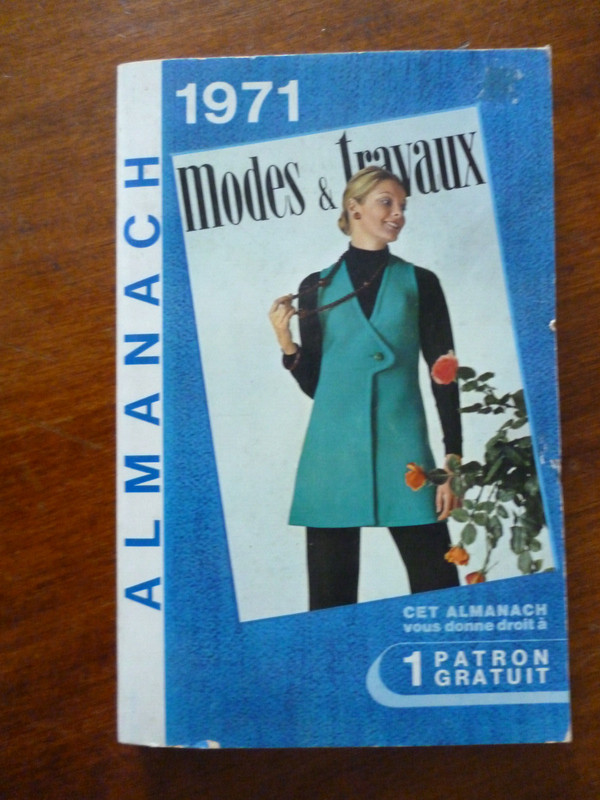Retro-Ancienne-Vintage Revue PrÃªT-Ã -Porter Almanach 1971 Modes Et Travaux