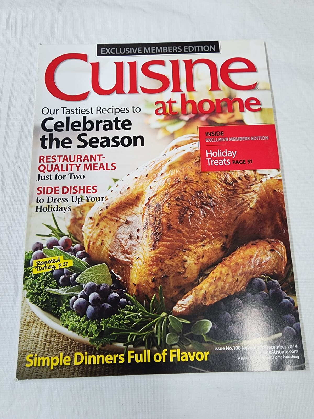 Cuisine at Home Magazine Exc. Member Ed. Nov/Dec 2014 Issue