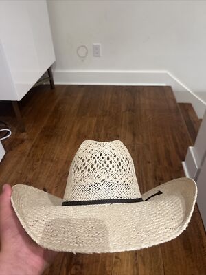 rodeo king straw hat 7 1/4 Long Oval 