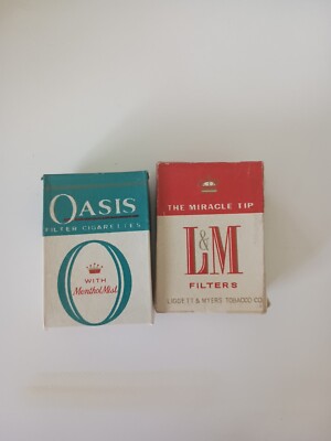 2 vintage Continental lighters Oasis L&M  NIB never used need flint