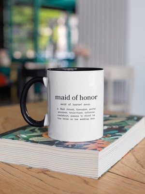 Personalized Maid Of Honor Funny Definition Gift Minimalist Gift For Maid Of Hon