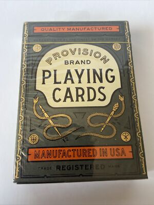Provision Brand Playing Cards from Theory 11 ~ New Sealed ~ TX1 T1102019 USA